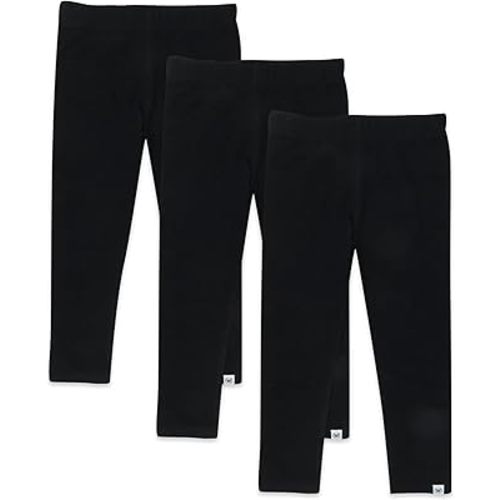 HonestBaby Multipack Leggings Skinny, Flare and Cargo Pants Organic Cotton for Infant Baby Girls, Toddlers, Little Kids