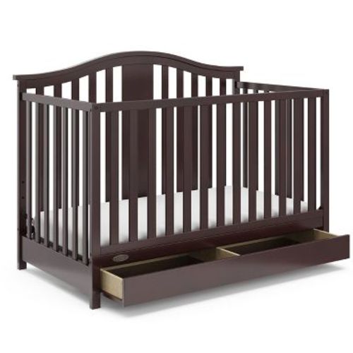 Graco Solano 4-in-1 Convertible Crib with Drawer Espresso