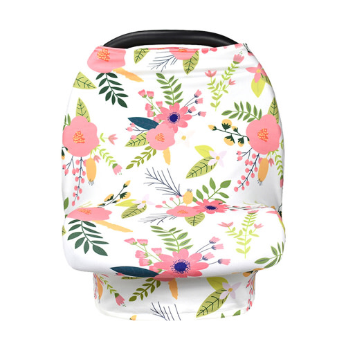 Baby Car Seat Canopy Covers Nursing Cover Breastfeeding Scarf Infant Stroller Cover Carseat Canopy for Baby Girls Boys