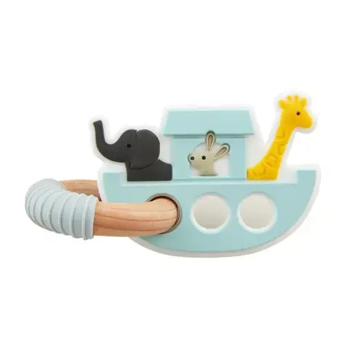 Mud Pie Noah's Ark Silicone Teether – Baby Blossom Company