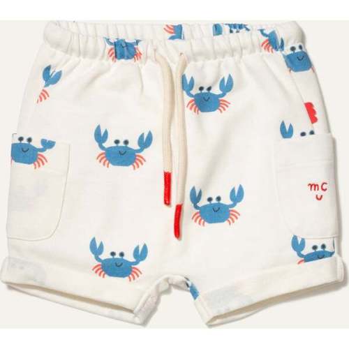 Recycled Cotton Crab Baby Short - Mon Coeur | Maisonette