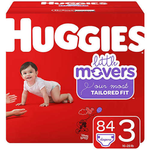 Huggies® Little Movers® Size 3 84-Count Disposable Diapers