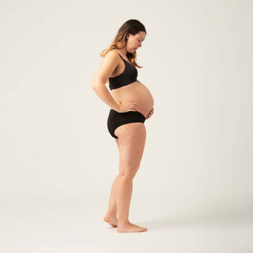 Breastfeeding Bra Leak-Proof Black