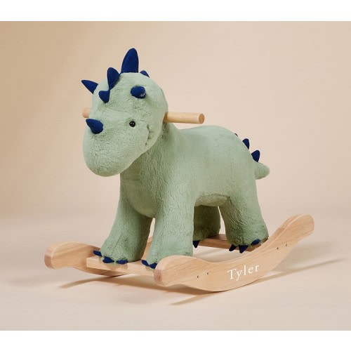 Light-Up Dino Plush Nursery Rocker