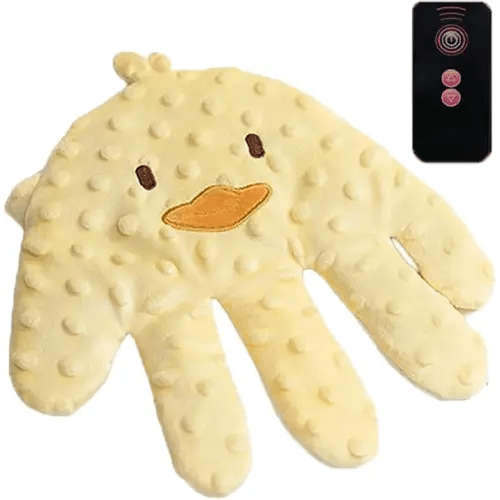 Baby Patting Sleeping Toy - Baby Patter for Sleep, Cute Cartoon Automatic Baby Soothing Palm with Remote Control (Duck)