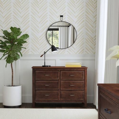 DaVinci Charlie 6-Drawer Double Dresser - Forest Green