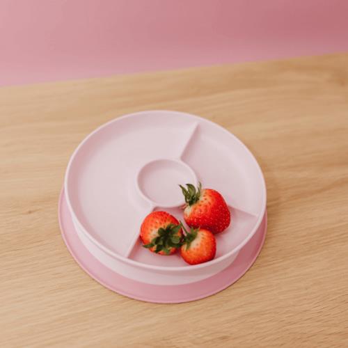 OXO Tot Stick & Stay Suction Divided Plate • Baby Central Hong Kong