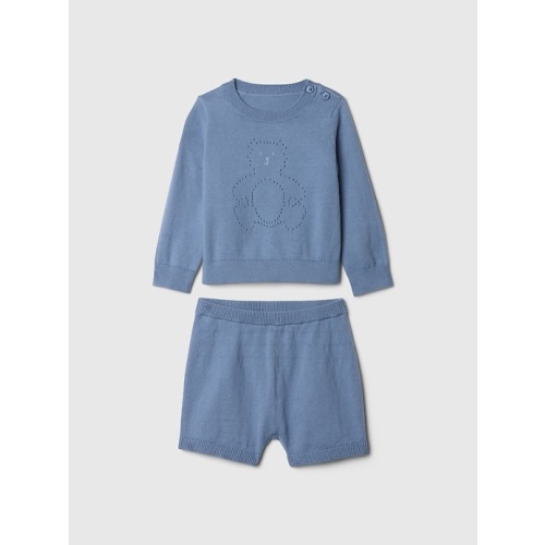 Baby Brannan Bear Sweater Short Set | Gap