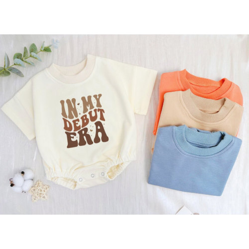 In My Debut Era Baby Romper|My First Birthday Baby T-shirt|Baby Retro Baby Bodysuit|Cute Baby Bubble Romper|I Love Music|Baby Birthday Gift