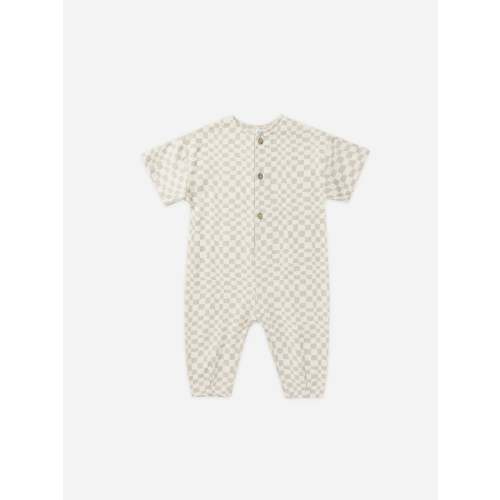 Hayes Jumpsuit || Dove Check