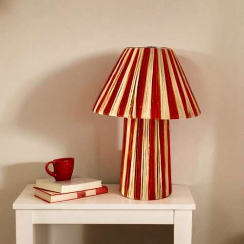 lamp raffia Natural raffia lamp, raffia lampshade, TABLE LAMPSHADES Moroccan Handmade in Rattan, wicker shade, straw