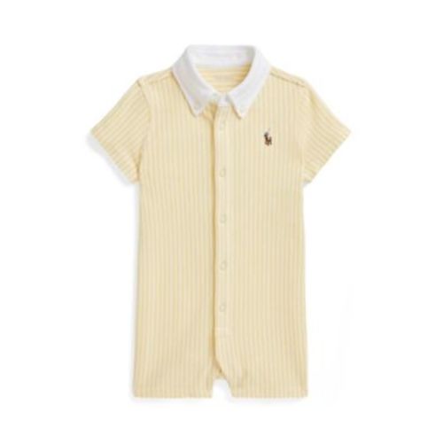 Baby Boys' Striped Oxford Shortall