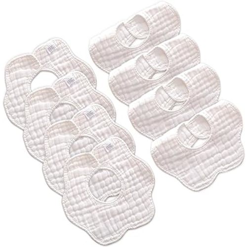 Baby Bibs Muslin Drool Bibs for Baby Girl Boy Muslin Cotton Teething Bibs Muslin Bibs Baby Drooling Bibs