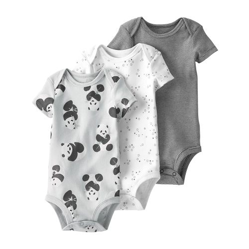 little planet by carter's unisex-baby 3-pack Short Sleeve Bodysuits Made With Organic Cotton