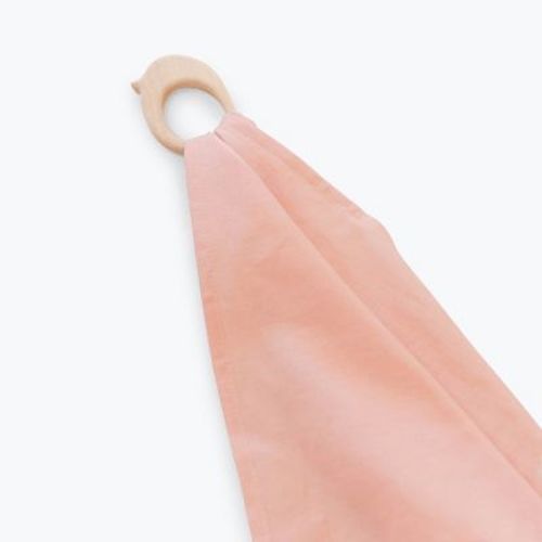 WildBird Dove - Linen + Maple Ring Teether