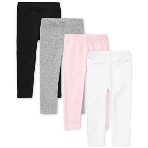 The Children's Place Baby Girls' and Toddler Leggings 4-Pack