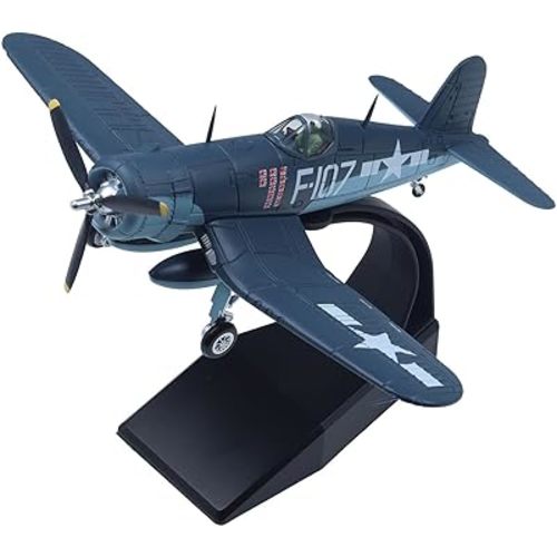 F-4U Corsair Plane Metal Fighter Military Model 1/72 Scale USA Diecast Plane Models