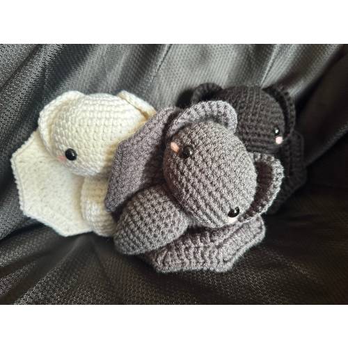 Baby Bat Plushie - Handcrafted Crochet Toy - Unique Gift for Kids - Mini Stuffed Animal