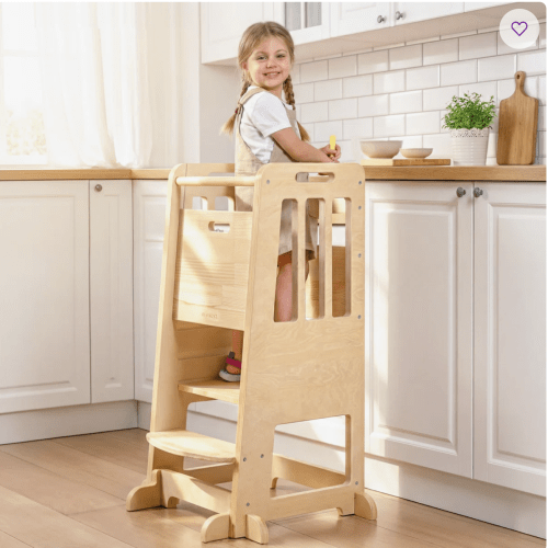 Kitchen Stool Helper Adjustable Height