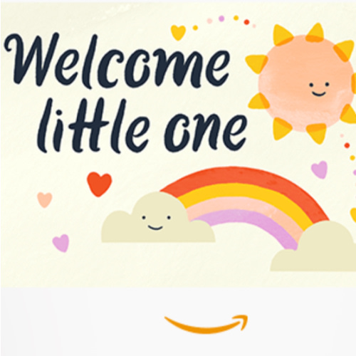 Amazon.com: Amazon Gift Card - Print - Welcome Rainbow: Gift Cards