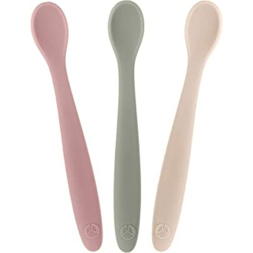 WeeSprout Silicone Baby Spoons - First Stage Infant Feeding Spoons