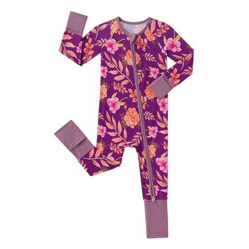 SUZEL Bamboo Viscose Pajamas Baby Footless Romper - Baby Infant Boys Girls One Piece Jumpsuits Clothes