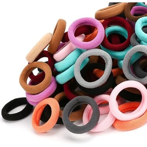 Toddler Hair Ties, Kids Hair Ties, Small Hair Bands and Girls Elastic Ponytail Holders for Baby Girls (Diameter 0.97 Inch）