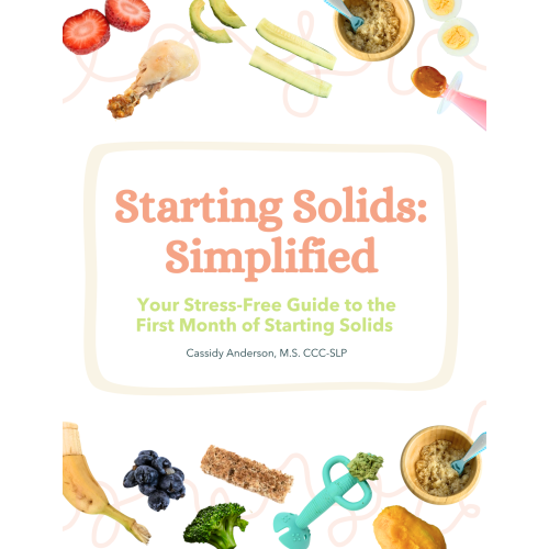 Starting Solids: Simplified | Your Stress-Free Guide to the First-Month of Starting Solids — Cassidy & Kids