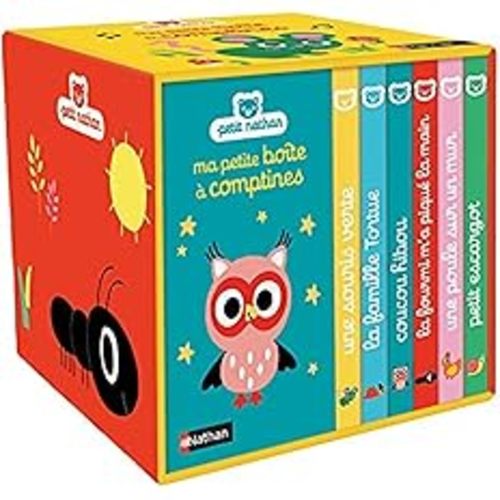 Ma petite boîte à comptines: Coffret en 6 volumes : Une souris verte ; La famille tortue ; Coucou hibou ; La fourmi m'a piqué la main ; Une poule sur un mur ; Petit escargot: Amazon.co.uk: Billet, Marion: 9782092590157: Books