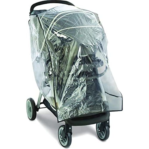 Graco Universal Infant Travel System Rain Cover, Baby Car Seat Stroller Weather Shield, Waterproof Plastic Carseat Canopy, Winter Snow Dust Umbrella