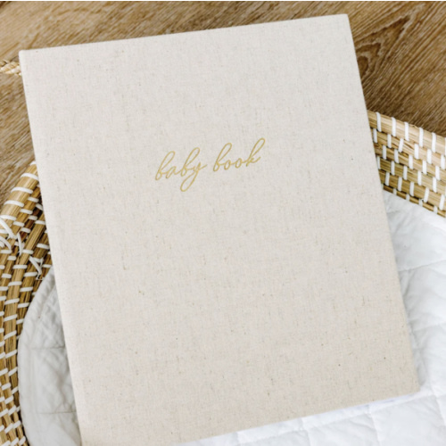 First Year Baby Memory Book - Sand