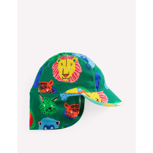 Fun Sun Safe Hat-Multi Animal Faces | Boden USA