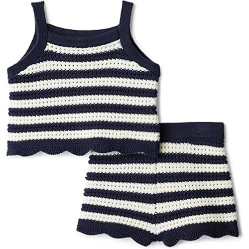 Amazon Essentials x Sofia Grainge Mommy & Me Cotton Crochet Sweaters & Tank Sets