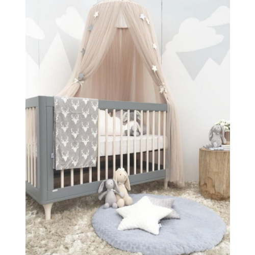 Mosquito Net Hanging Tent Star Decoration Baby Bed Crib Canopy Tulle Curtains for Bedroom Play House Tent for Children Kids Room