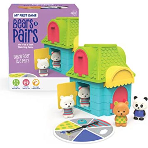 Educational Insights My First Game: Bears In Pairs, Hide & Seek Memory & Matching Game For Toddlers, Gift For Girls & Boys, Fun Family Game For Kids Ages 2+