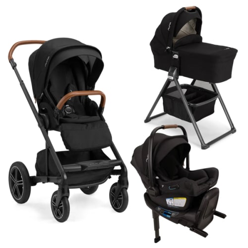 Nuna Mixx Next Stroller + Pipa Aire RX Infant Car Seat + Bassinet