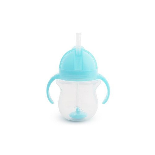 Munchkin Any Angle Weighted Straw Trainer Cup Blue
