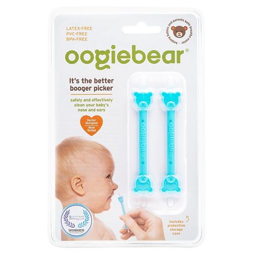 oogiebear® 2-Pack Infant Nose & Ear Cleaner with Case in  - Blue