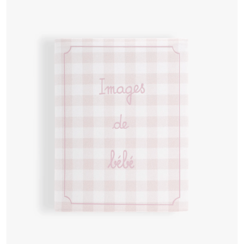 Petite Baby Photo Album - Pink Gingham