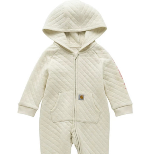 Carhartt Children's Long-Sleeve Quilted Jersey Zip-Front Hooded Coverall, CM9758-CA35 at Tractor Supply Co