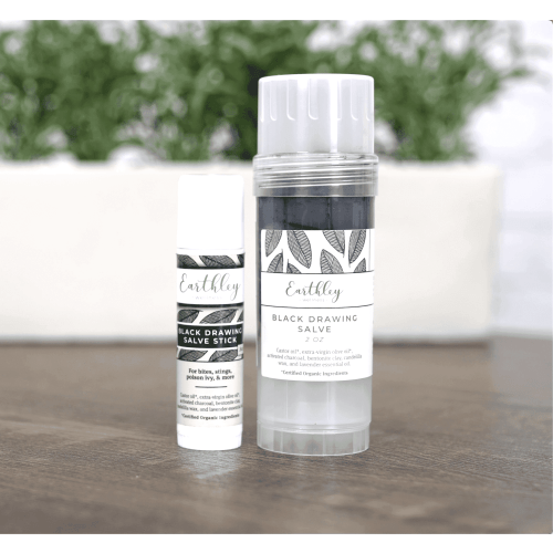 Black Drawing Salve- For Bug Bites, Splinters and more