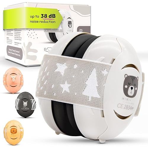 Schallwerk ® Mini+ Baby Ear Muffs – Noise Protection for Babies, Infants, Toddlers – CE & ANSI Certified Headphones