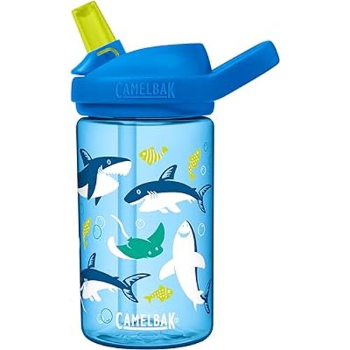 CamelBak eddy+ 14oz Kids Water Bottle with Tritan Renew – Straw Top, Leak-Proof When Closed