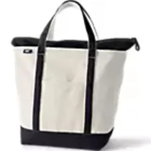 Large 5 Pocket Open Top Canvas Tote Bag | Lands' End