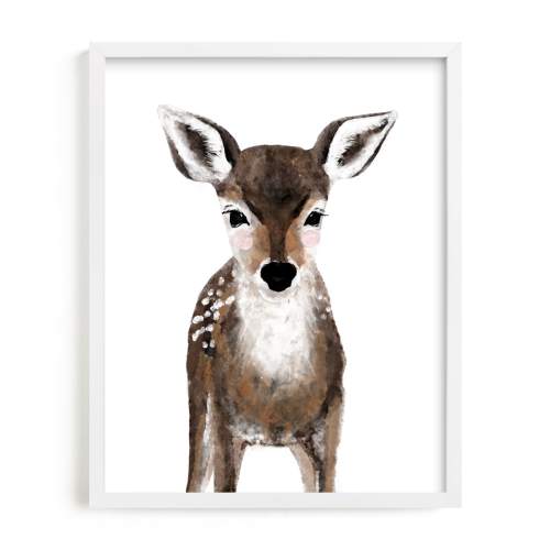 Baby Animal Deer Children's Art Prints by Cass Loh | Minted