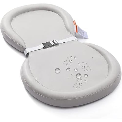 Baby Changing Pad,Soft, Lightweight and Portable Changing Pad, Contoured Changing Table Pads for Dresser,Waterproof & Non-Slip Wipeable Changing Pad,30"X19",Gray