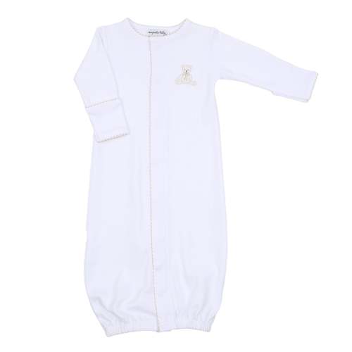 Unisex Baby Converter - Pima Cotton My Teddy - Ivory – Magnolia Baby