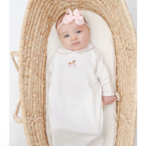 Girl Rocking Horse Day Gown