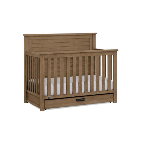 Caden 6-in-1 Convertible Crib with Trundle Drawer - Delta Children