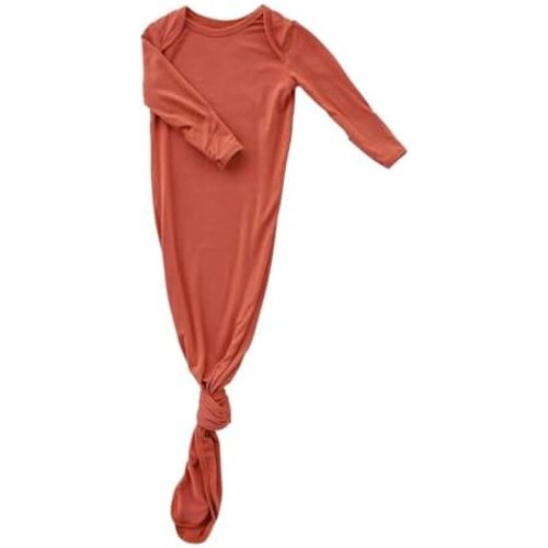 Extra Tall Knotted Baby Gown, Super Soft Viscose from Bamboo Newborn Sleeper for Baby Girl and Boy